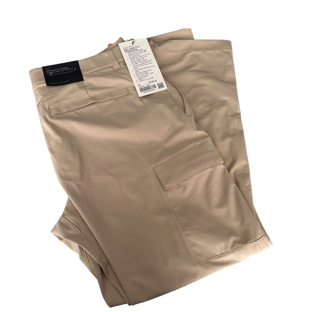LULULEMON Men’s NWT ABC Cargo Pant Warpstreme in Trench Size 36 x 30 - Picture 8 of 10